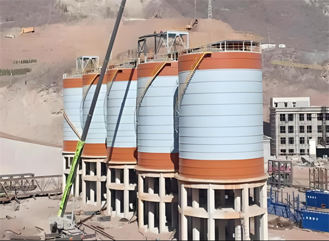 桓仁高架钢板仓